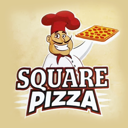 Square Pizza logo.